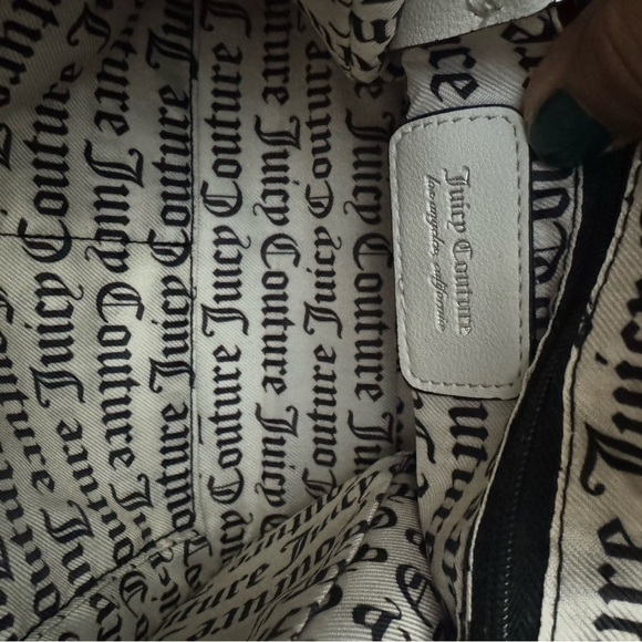 NEW! Juicy Couture Velour Extra Spender Tote Bag Crossbody Black Liquorice NWT - Picture 9 of 13